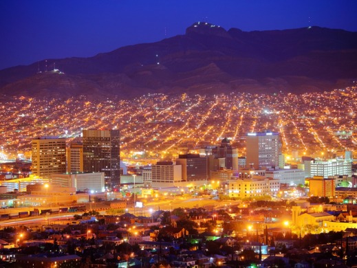 El Paso Skyline at Night