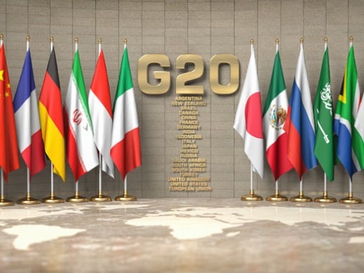 G20 Meeting Flags