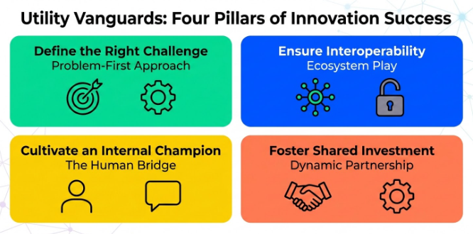 Image illustrating the Four Pillars of Innovation Success